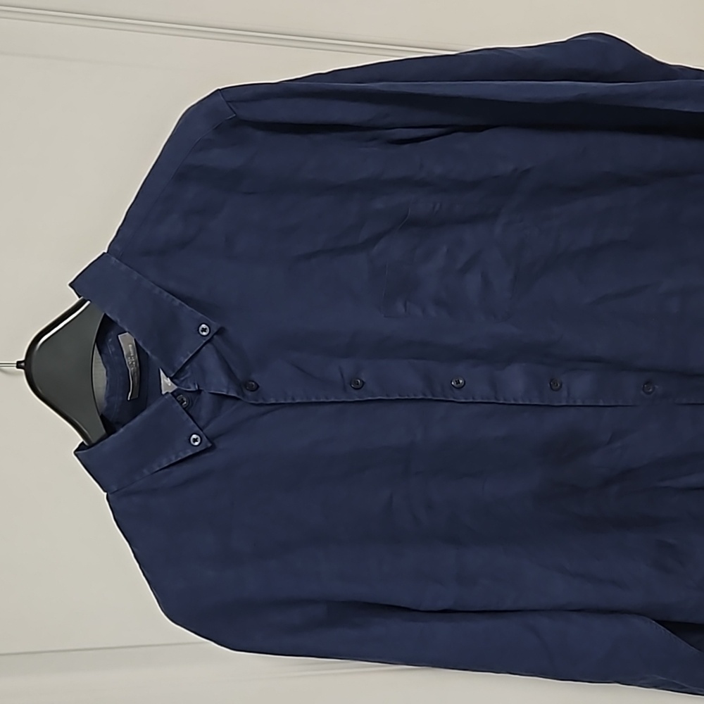 Daniel Cremieux SIgnature Collection Linen LS Button Down Shirt Mens XL